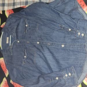 Blue jean shirt